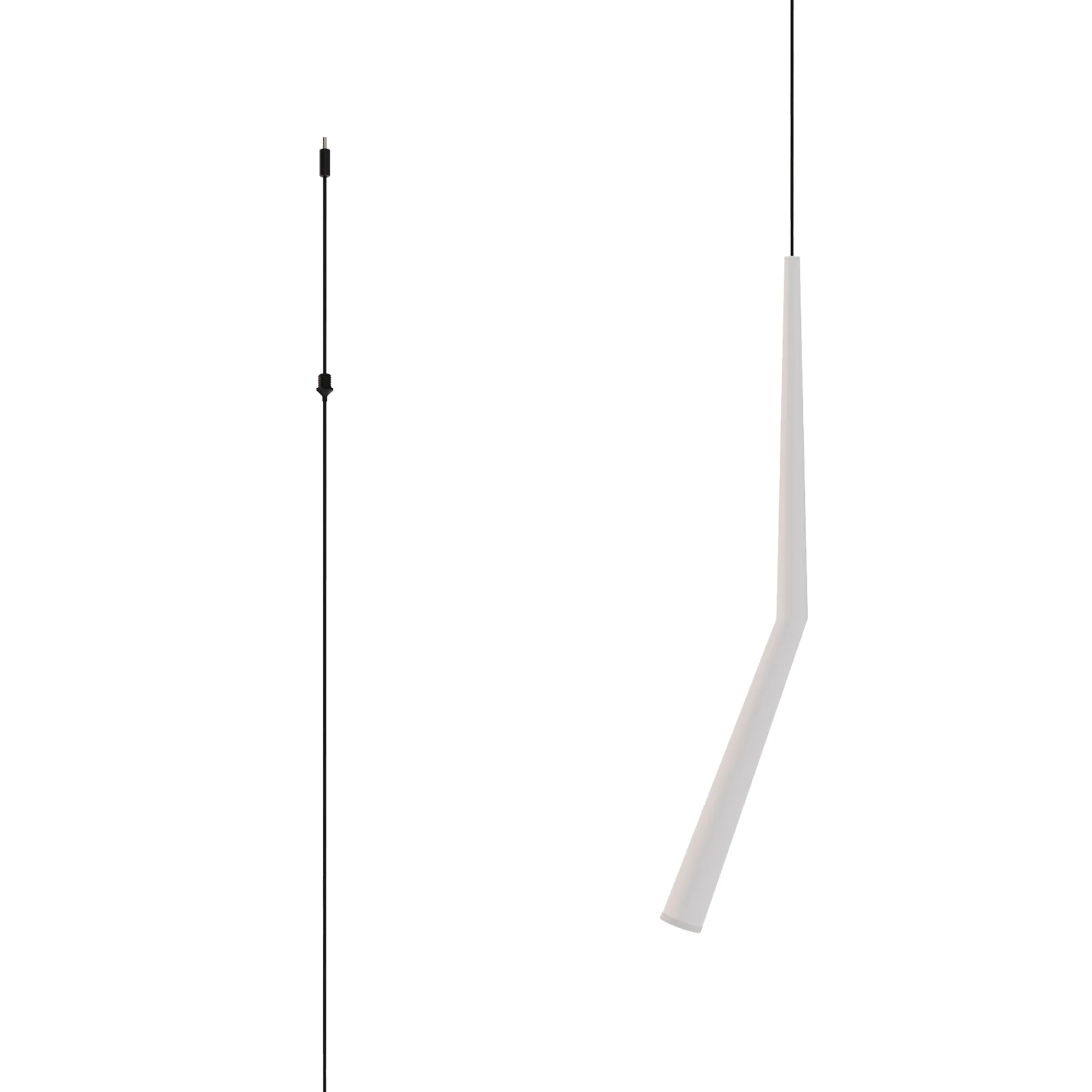 Modular Boomerang White Ceiling Lights Mantra Single Pendant Module